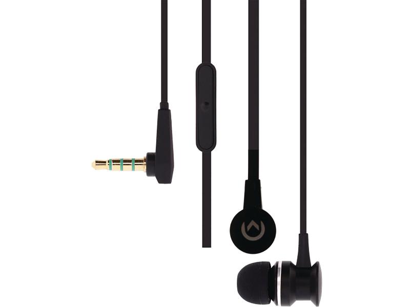 Mobilize MOB-21337 Headset In-Ear 3.5 mm Bedraad Ingebouwde Microfoon Zwart