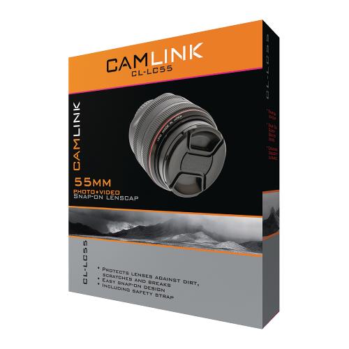 Camlink CL-LC55 Snap-On Lensdop 55 mm