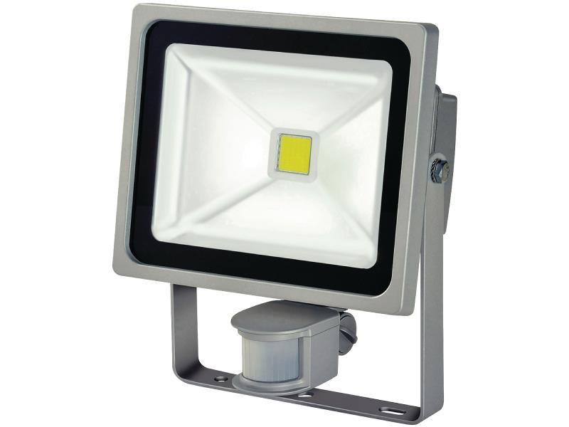 Brennenstuhl 1171250322 LED Floodlight met Sensor 30 W 2100 lm Grijs