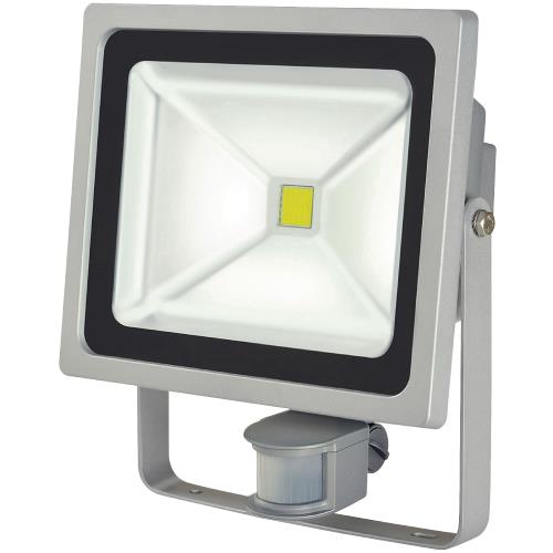 Brennenstuhl 1171250522 LED Floodlight met Sensor 50 W 3500 lm Grijs