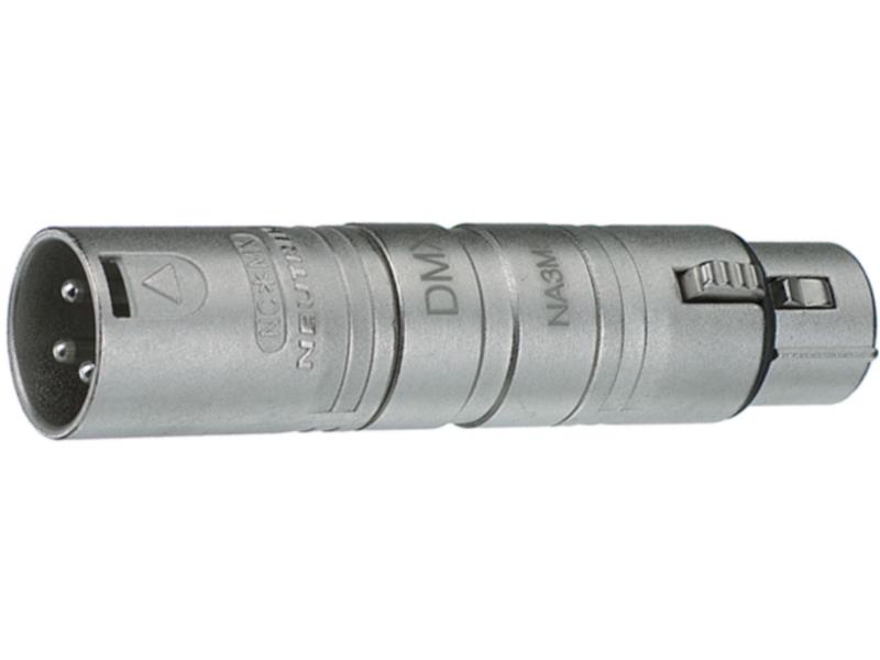 Neutrik NA3M5F XLR plugs 3-pin/XLR-socket 5-pin