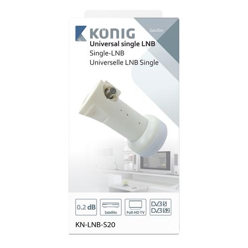 König KN-LNB-S20 Universele LNB Single 0.2 dB