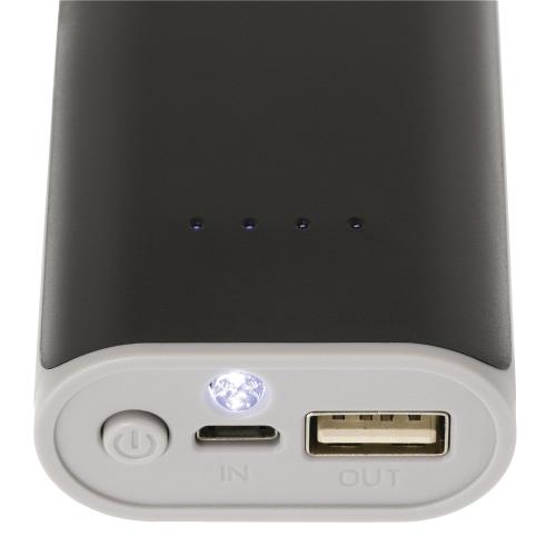 König KNPB5000BL Portable Power Bank 5000 mAh USB Zwart / Grijs