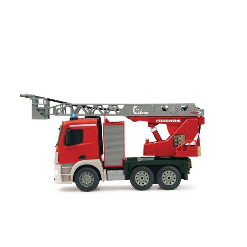 Jamara 404960 R/C Fire Truck Mercedes Antos 4+6 Channel 2.4 GHz Control 1:20 Rood