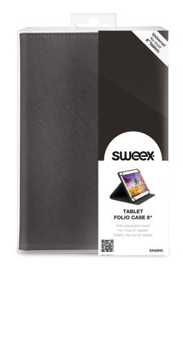 Sweex SA320V2 Tablet Folio Case 8" Black