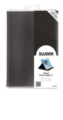 Sweex SA340V2 Tablet Folio Case 9.7" Black