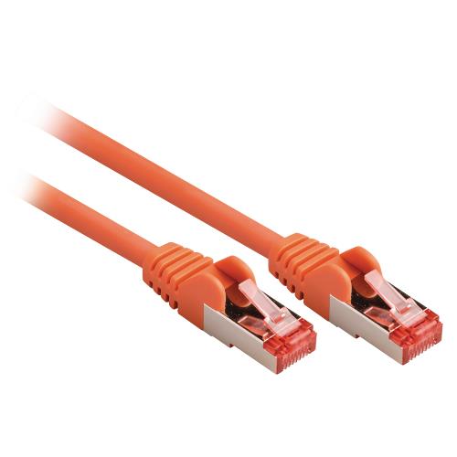 Valueline VLCP85221O025 CAT6 S/FTP Netwerkkabel RJ45 (8/8) Male - RJ45 (8/8) Male 0.25 m Oranje