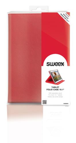 Sweex SA362V2 Tablet Folio Case 10.1" Red
