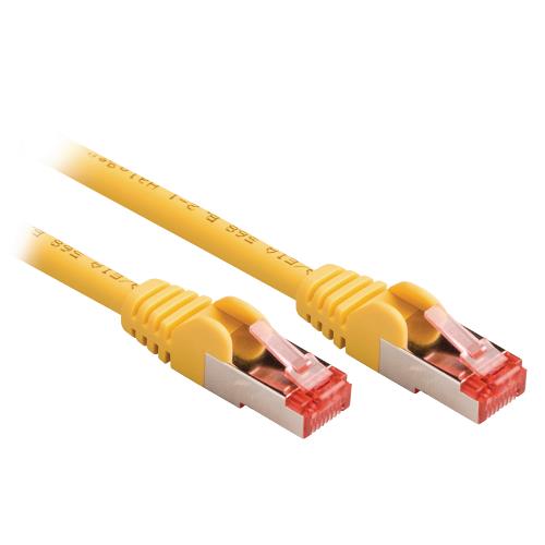 Valueline VLCP85221Y100 CAT6 S/FTP Netwerkkabel RJ45 (8/8) Male - RJ45 (8/8) Male 10.0 m Geel