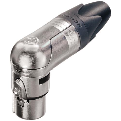 Neutrik NC5FRX XLR cable socket 90° 5 Cable socket/Angled XX/RX soldeer connecties nickel-plated