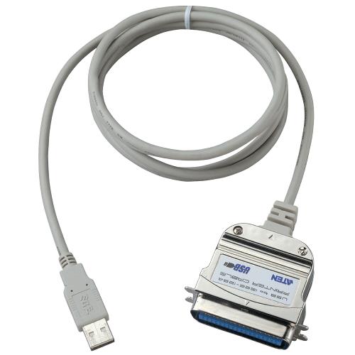 Aten  USB 2.0 Kabel USB A Male - Centronics 1.8 m Grijs