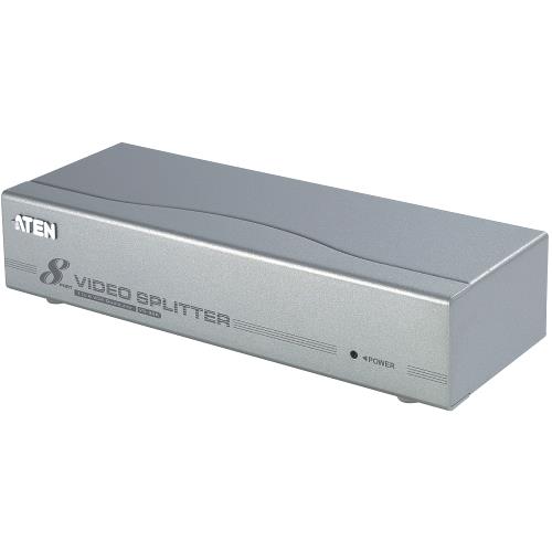 Aten  VGA-Splitter VGA Male - 8x VGA Zilver