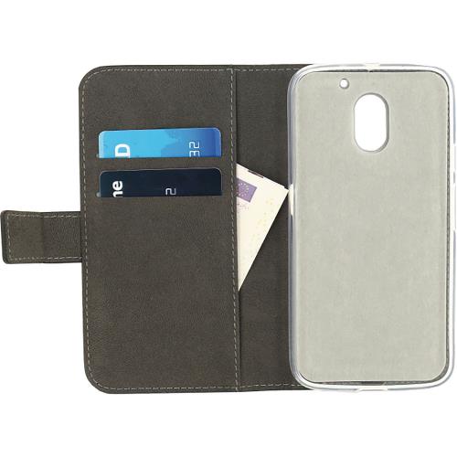 Mobilize 22790 Smartphone Gelly Wallet Book Case Motorola Moto E 3rd Gen. Zwart