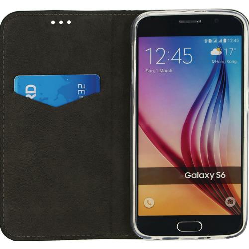 Mobilize 22952 Smartphone Gelly Wallet Book Case Samsung Galaxy S6 Zwart