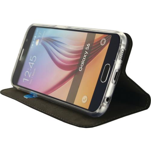 Mobilize 22952 Smartphone Gelly Wallet Book Case Samsung Galaxy S6 Zwart