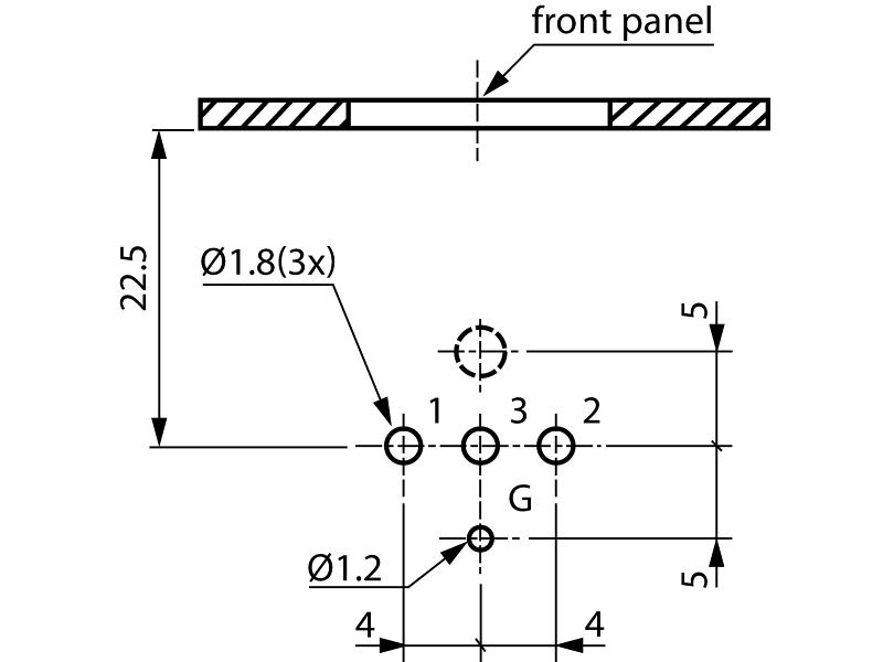 Neutrik NC3FD-H-B XLR Panel-mount female receptacle 3 D Horizontaal<multisep/>PCB Mounting Zwart