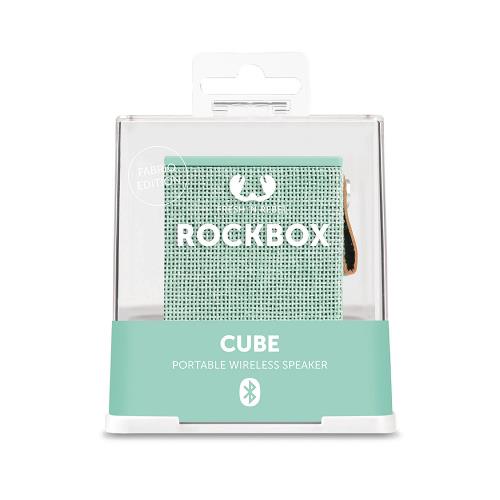 Fresh 'n Rebel 1RB1000PT Bluetooth-Speaker Rockbox Cube Fabriq Edition 3 W Peppermint