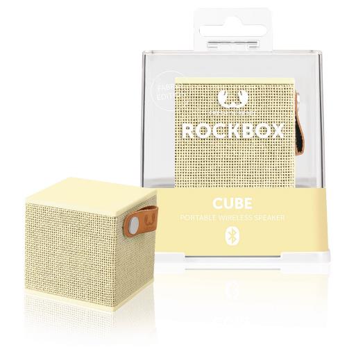 Fresh 'n Rebel 1RB1000BC Bluetooth-Speaker Rockbox Cube Fabriq Edition 3 W Buttercup