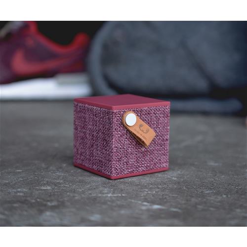 Fresh 'n Rebel 1RB1000RU Bluetooth-Speaker Rockbox Cube Fabriq Edition 3 W Ruby