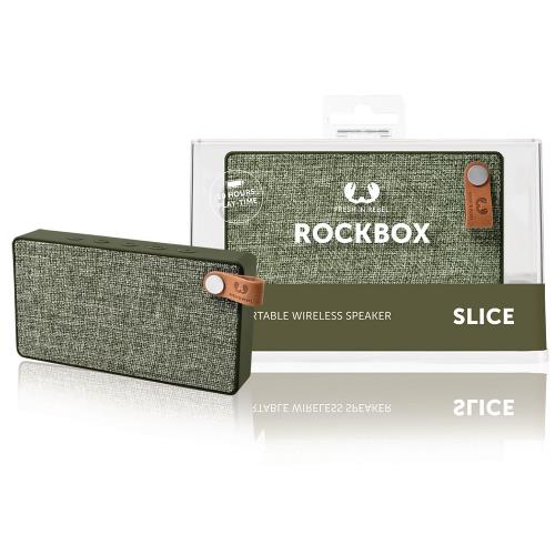 Fresh 'n Rebel 1RB2500AR Bluetooth-Speaker Rockbox Slice Fabriq Edition 6 W Army