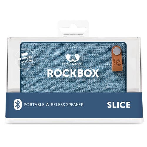 Fresh 'n Rebel 1RB2500IN Bluetooth-Speaker Rockbox Slice Fabriq Edition 6 W Indigo