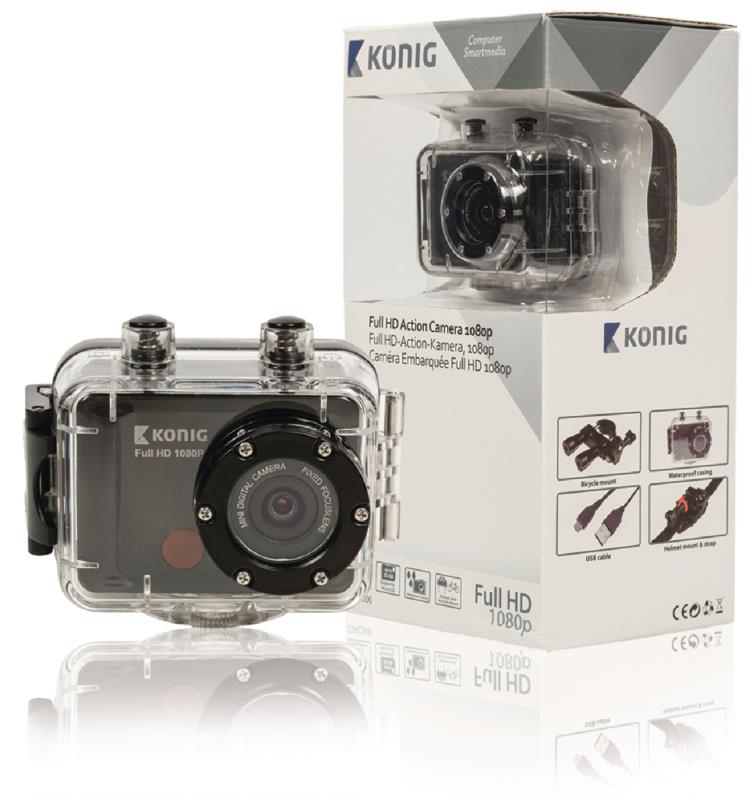 König CSAC300 Waterdichte Full HD-actiecamera 1080p