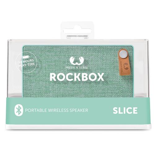 Fresh 'n Rebel 1RB2500PT Bluetooth-Speaker Rockbox Slice Fabriq Edition 6 W Peppermint