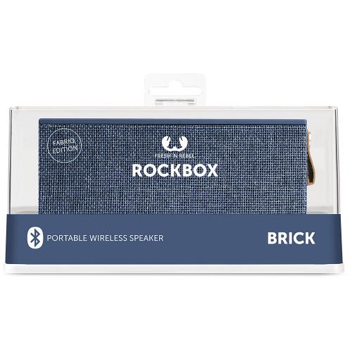 Fresh 'n Rebel 1RB3000IN Bluetooth-Speaker Rockbox Brick Fabriq Edition 12 W Indigo