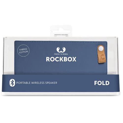 Fresh 'n Rebel 1RB4000IN Bluetooth-Speaker Rockbox Fold Fabriq Edition 10 W Indigo