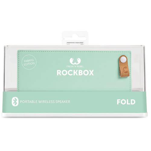 Fresh 'n Rebel 1RB4000PT Bluetooth-Speaker Rockbox Fold Fabriq Edition 10 W Peppermint