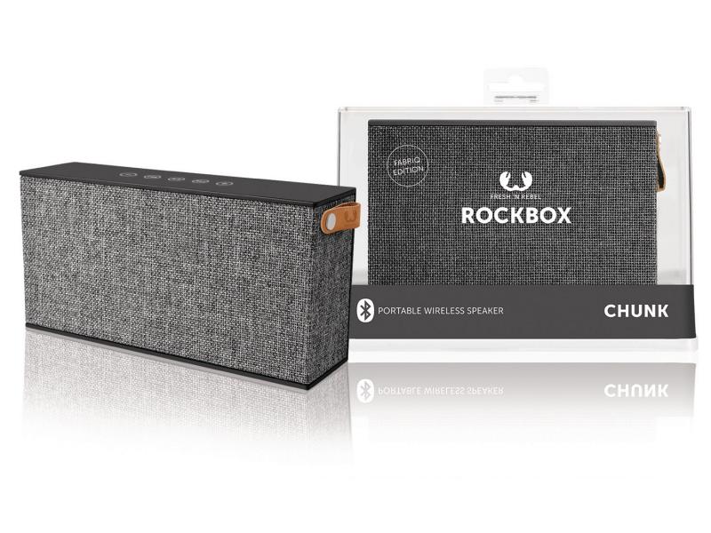 Fresh 'n Rebel 1RB5000CC Bluetooth-Speaker Rockbox Chunk Fabriq Edition 20 W Concrete