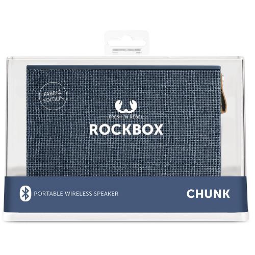Fresh 'n Rebel 1RB5000IN Bluetooth-Speaker Rockbox Chunk Fabriq Edition 20 W Indigo