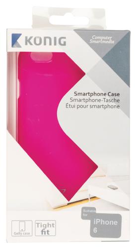 König CSGCIPH647PI Gel case iPhone 6/6s roze