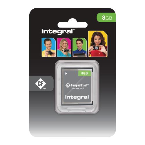 Integral INCF8GV2 CF (Compact Flash) Geheugenkaart 8 GB