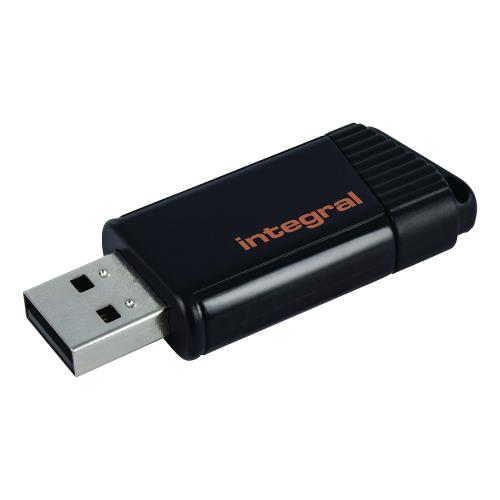 Integral INFD32GBPULSEOR USB Stick USB 2.0 32 GB Zwart/Oranje