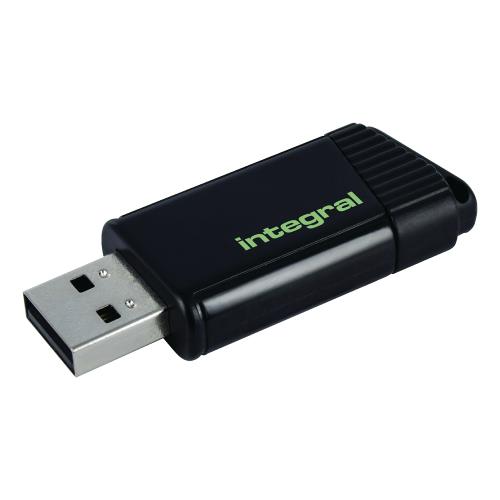 Integral INFD128GBPULSEGR USB Stick USB 2.0 128 GB Zwart/Groen