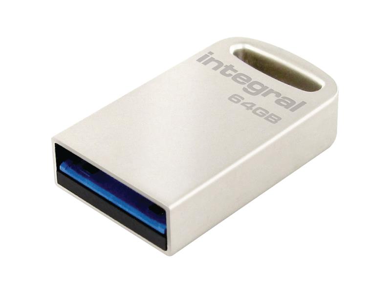 Integral INFD64GBFUS3.0 USB Stick USB 3.0 64 GB Aluminium