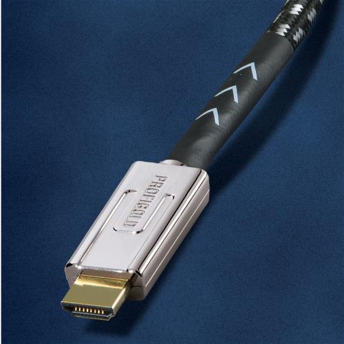 Profigold OXYV1201 High Speed HDMI kabel met Ethernet HDMI-Connector - HDMI-Connector 1.00 m Zilver