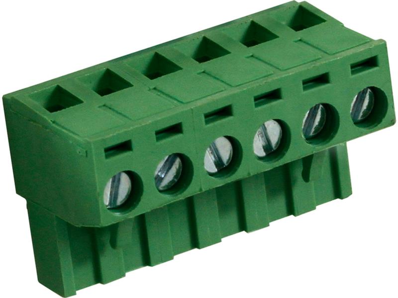 RND Connect RND 205-00181 Female Connector Screw terminal Schroef connectie 6P