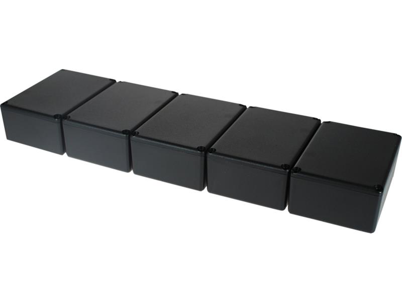 RND Components RND 455-00025 Potting box 54 x 38 x 23 mm Zwart ABS<multisep/>UL94-HB
