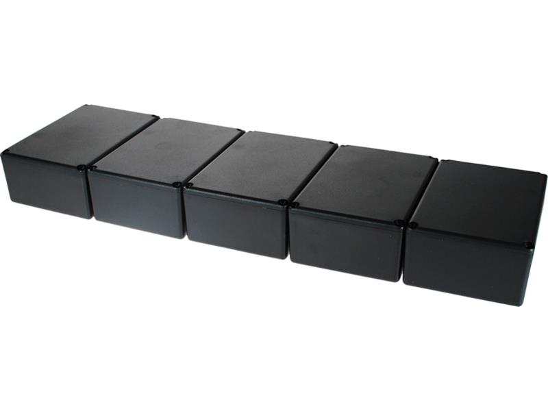 RND Components RND 455-00027 Potting box 74 x 50 x 28 mm Zwart ABS<multisep/>UL94-HB