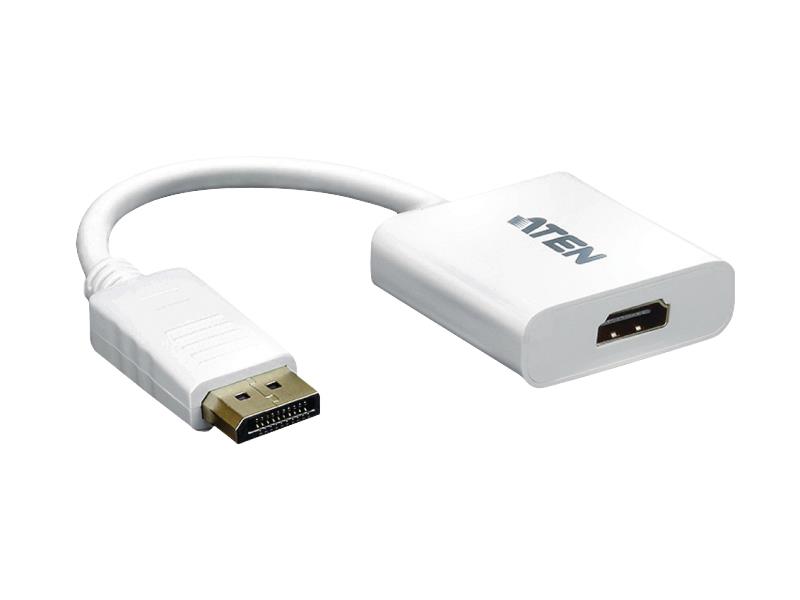 Aten VC985-AT DisplayPort Kabel DisplayPort Male - HDMI-Uitgang 0.15 m Wit
