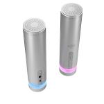 ICY BOX IB-SP202-BT Bluetooth-Speaker 8 W Ingebouwde Microfoon Aluminium