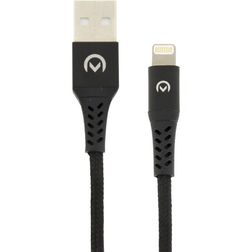 Mobilize 23006 Data en Oplaadkabel Apple Lightning - USB A Male 0.2 m Zwart