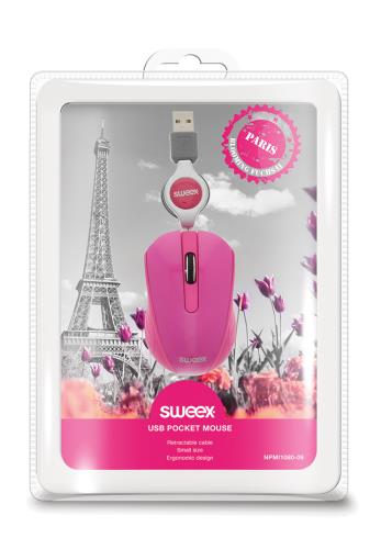 Sweex NPMI1080-09 USB-pocketmuis Paris