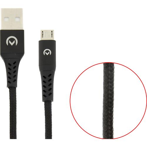Mobilize 23009 USB 2.0 Kabel A Male - Micro-B Male 2 m Zwart