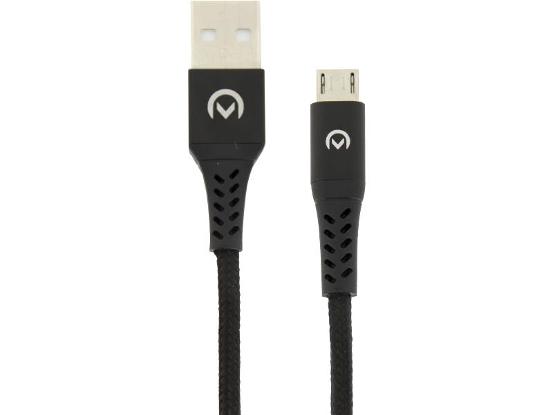 Mobilize 23008 USB 2.0 Kabel A Male - Micro-B Male 0.2 m Zwart