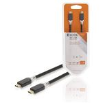 König KNC64750E10 USB 3.1 Kabel USB-C Male - USB-C Male 1.00 m Antraciet GEN 2 (10 Gbps)