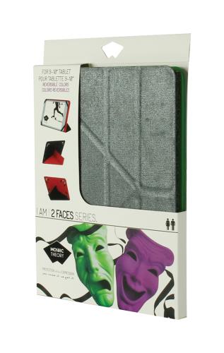 Mosaic Theory MTIA15-004DGG Universal tablet case pu leather for tablet 9-10" grey/green