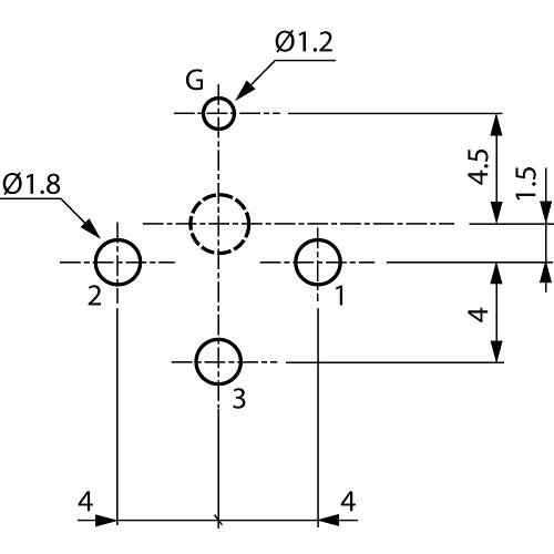 Neutrik NC3FD-V XLR Panel-mount female receptacle 3 D Verticaal / PCB Mounting Vernikkeld